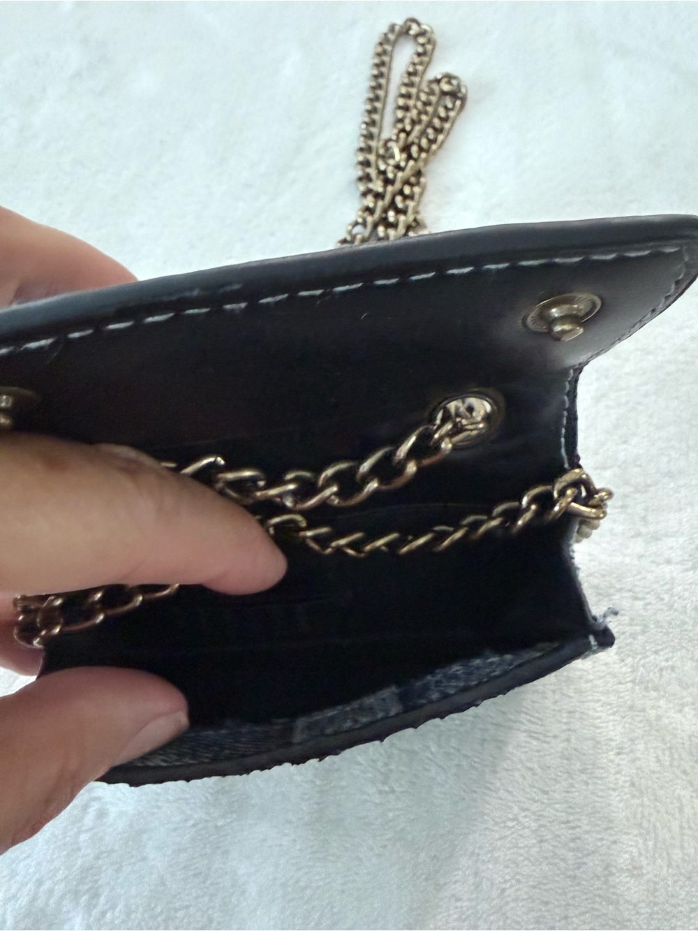 Kurt Geiger MINI DENIM KENSINGTON BAG - Picture 5 of 5